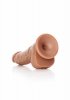 Curved Realistic Dildo  Balls  Suction Cup - 6/ 15,5 cm